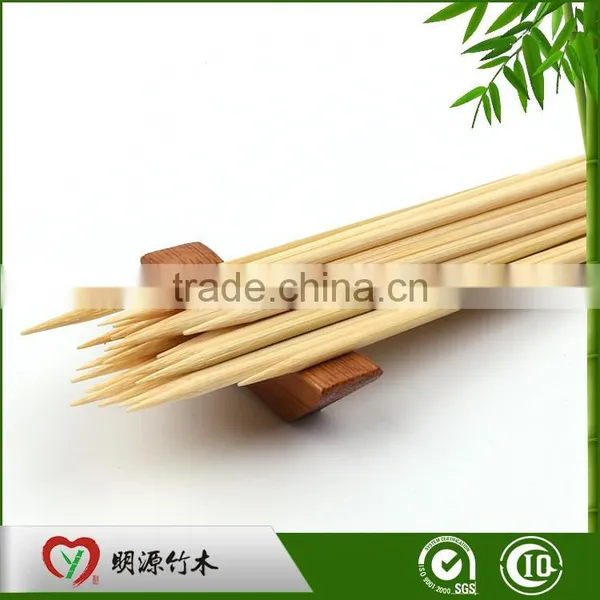 Bamboo Bbq Round Skewer With Hot Stamp Logo photo-5
