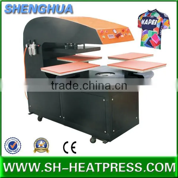 CE High Quality Four Loading Trays Heat Transfer Press Printing Machine