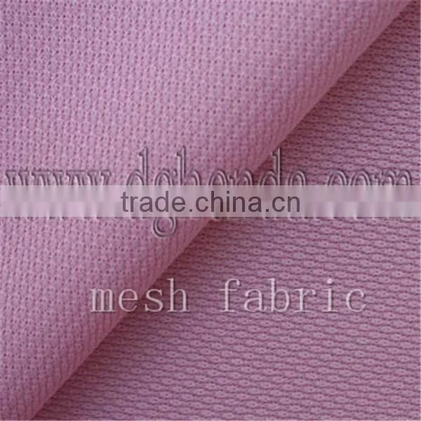 Polyester Pink BK Mesh Fabric for Sports Shoe Lining photo-2
