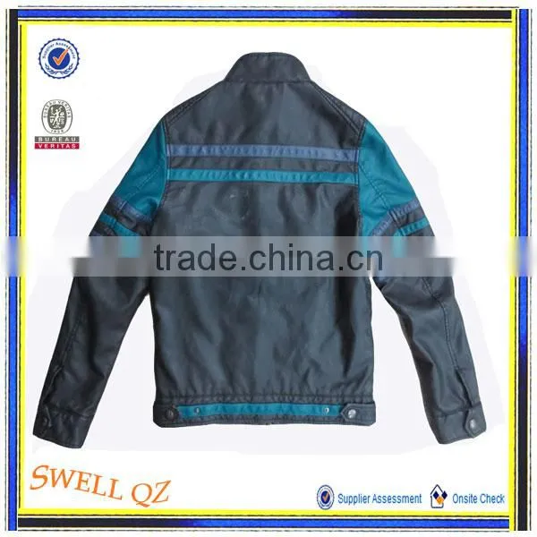 Fashion Sport Style Winter Leather Varisty Jacket for Men photo-2