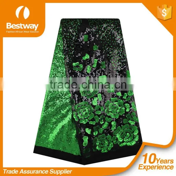 FL0055 Gold 2015 Newest African Fashion High Quality French Lace Net Lace for Party Wedding Dresses and Clothing photo-5