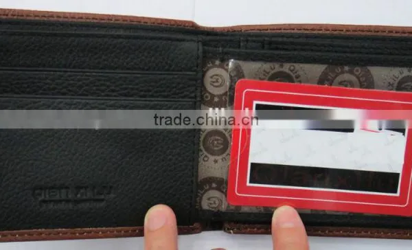 Fashion Men Cowhide Skin Real Leather Burse for Money photo-4
