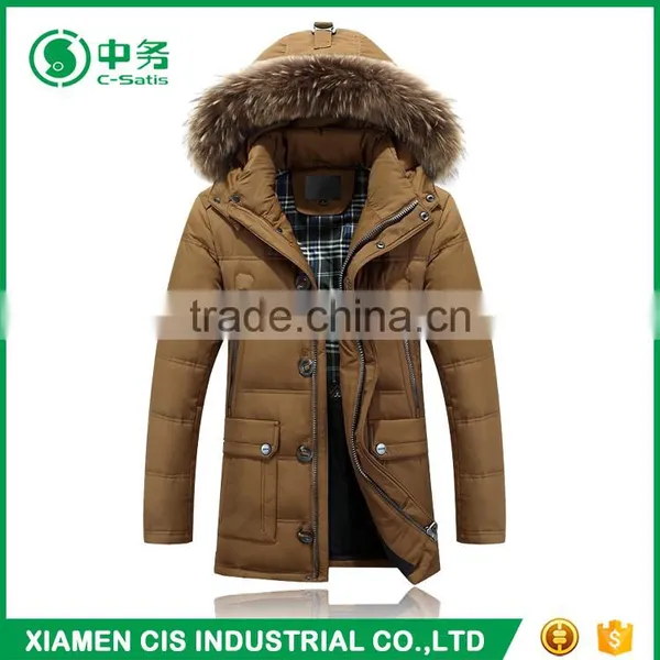 2017 New Design Comfy Keep Warm Mens White Duck Down Jacket for Winters photo-3