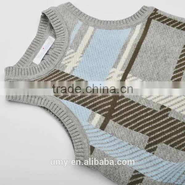 Custom Sknit Vest Pattern Child Sleeveless Sweater photo-3