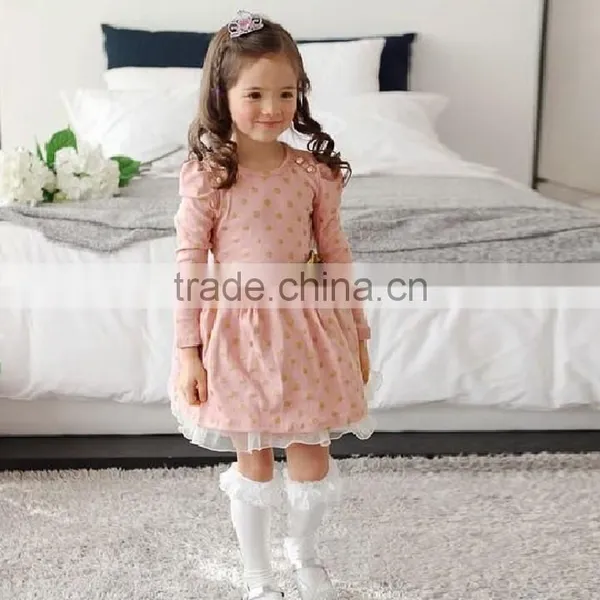 New Stylish Child Girls Clothes Buttons Princess Dress With Belt Casual Dresses for Girls 10 Years SV010782 photo-2