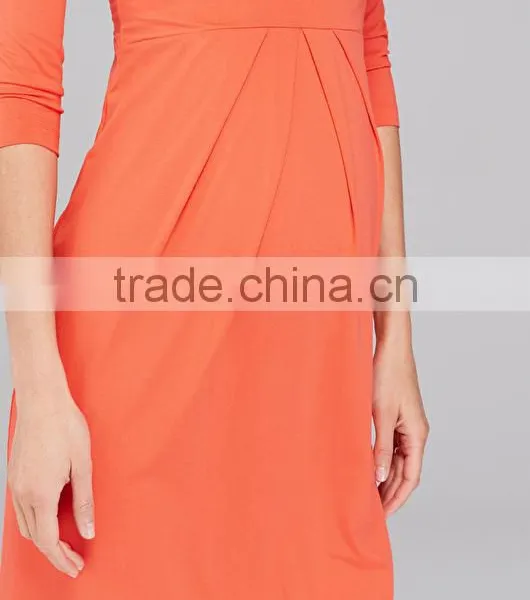 Latest Stretch Maternity Loose Designs Dress for Pregnant Women photo-2