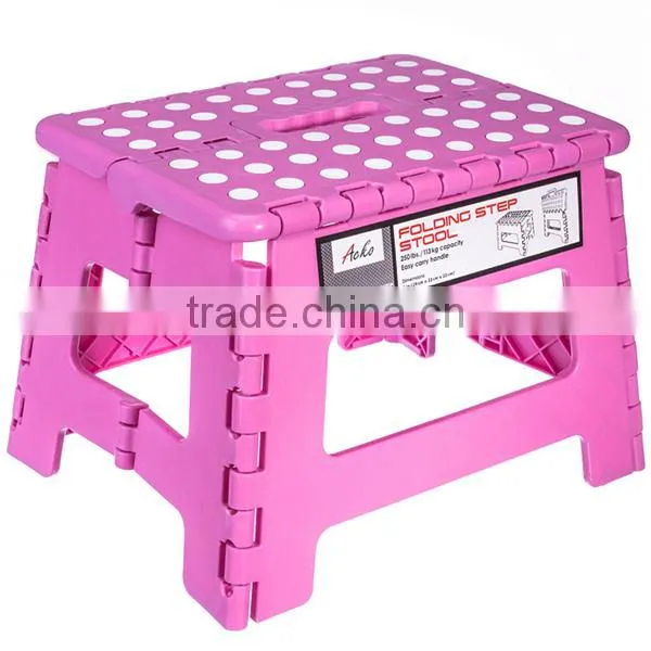 Hot Sale Plastic Folding Foot Stool Chair photo-2