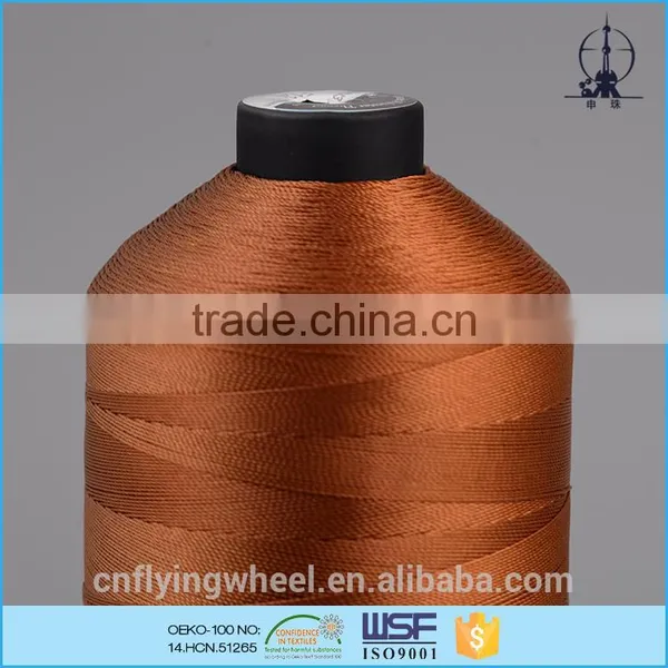 Low Shrinkage 150D/3 Industrial Polyester Bonded Sewing Thread for Bag photo-5