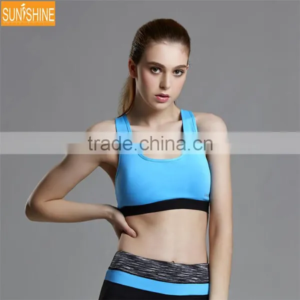 2017 Latest FashionTop Design Ladies Sports Bra Custom Mesh Fitness Bra Yoga Bra photo-2