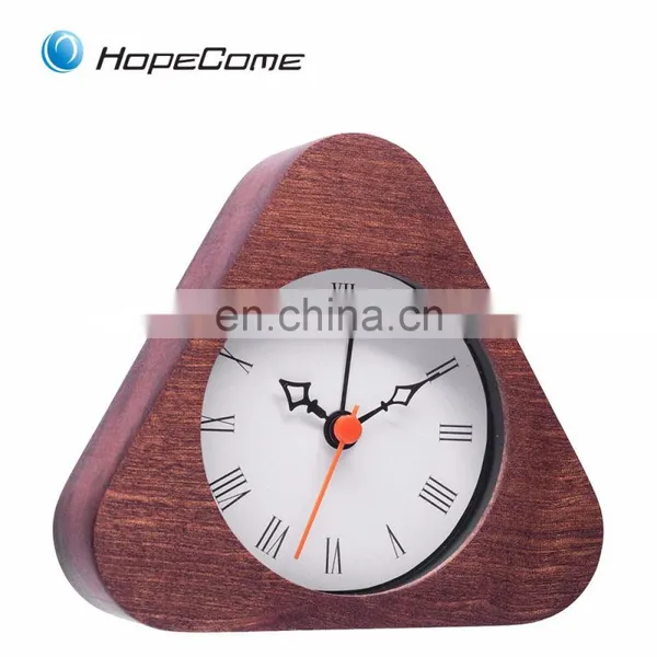 DIY Design Table Alarm Clock With Sound Wood photo-2