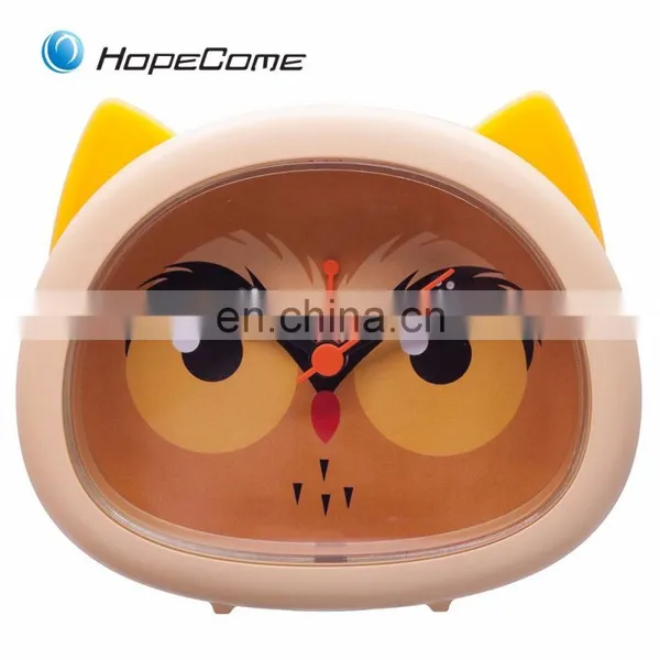 2017 New Customized Design Animal Owl Shape Table Clock photo-5