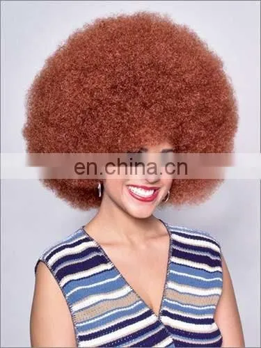 Halloween Carnival Party Big Jumbo Rainbow Colorful Wig for Adults photo-3