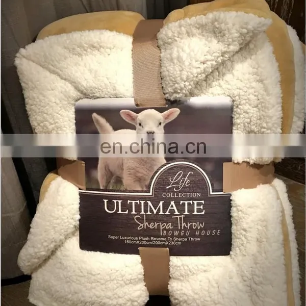 Cheap High Quality Flannel Mora Blanket Price 100% Polyester photo-2