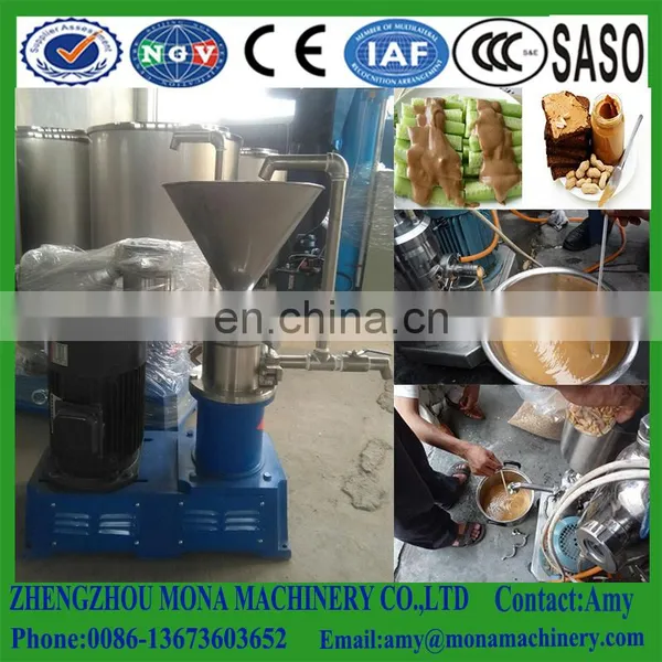 Almond Butter Cashew Nut Butter Jam Peanut Butter Making Machine Production Line Colloid Mill photo-3