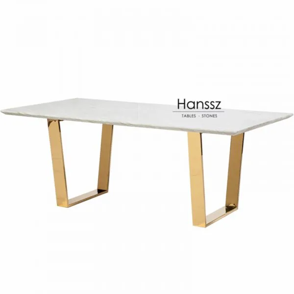 Wholesale Double Holder Marble Inlay Dining Table Top Dining Tops