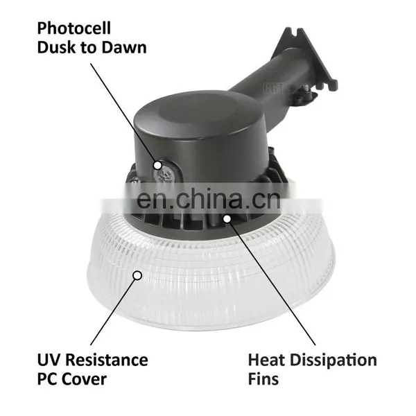 42W Light Sensor Led Yard Dlc Gooseneck Barn Light photo-4