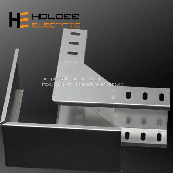 HOT DIPPED GALVANIZED SOLID THROUGH CABLE TRAY 150mm VERTICAL INSIDE 90° BEND NEMA 20B, R900 photo-5