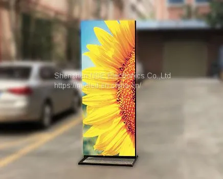 Outdoor Slim LED Poster Outdoor LED Media Player Standing Outdoor LED Display Manufacturer photo-4