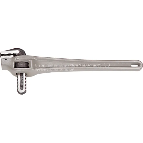 Heavy Duty Offset Pipe Wrench Aluminum Handle 14“ photo-4