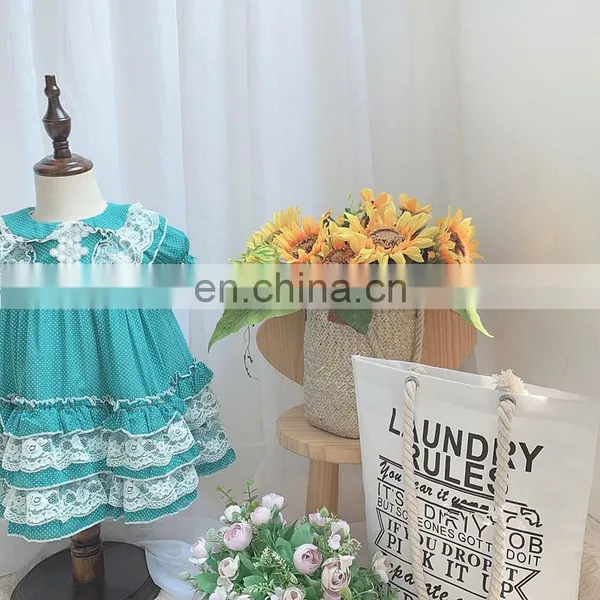 Spanish Lolita Princess Dress Baby Girl Clothes Lace Stitching Sweet Cute Dress for Girls Birthday Easter Dress Vestidos photo-5
