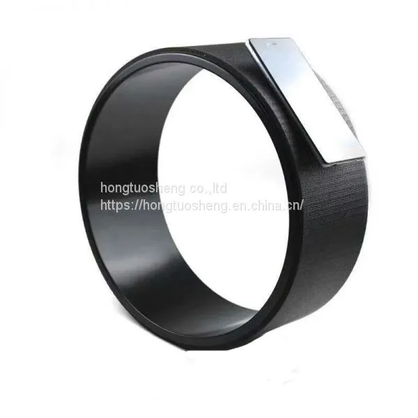 High Quality Eco-Friendly New Design Fitness ABS PU Leather Yoga Wheel