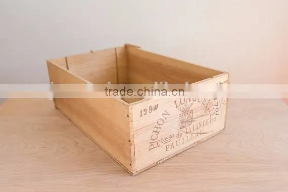 Custom Logo Solid Small Wooden Crate,small Crates Wooden