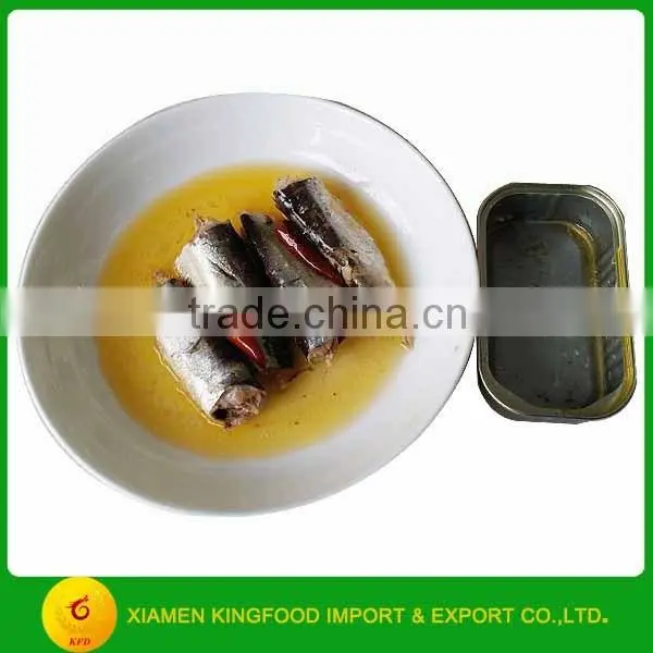 Canned Sardine in Vegetable Oil to West Africa,125g Club Can photo-3