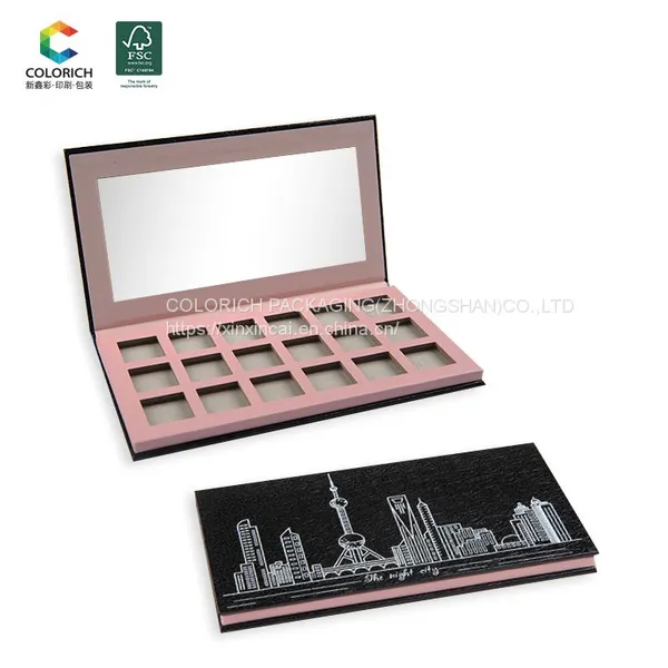 Makeup Eyeshadow Palette Private Label Custom Logo Palette Packaging Diy Eyeshadow Empty Palette photo-3