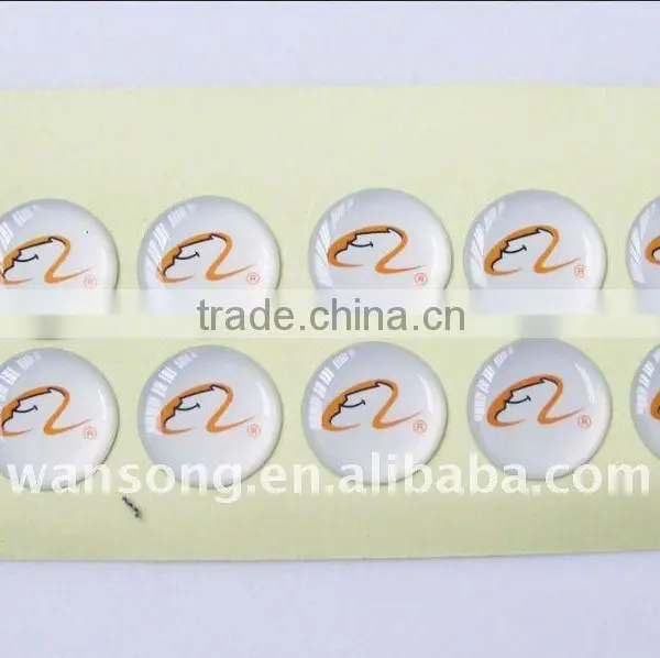 2015 Popular Custom Epoxy Sticker for Sale, High Quality Clear Sticker photo-4
