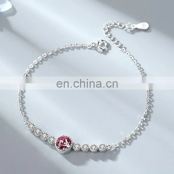 Heart of the Ocean Blue Zircon Lady's Hand Painted Stainless Steel Bracelet photo-3