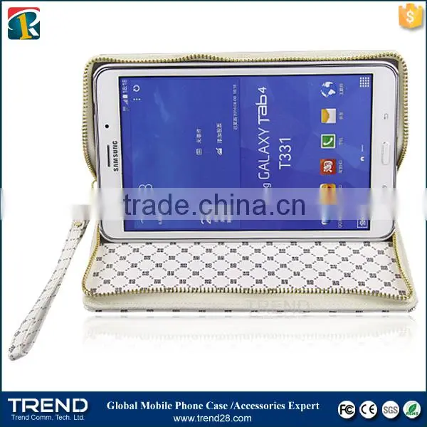 Express Protective Zipper Leather Case for Samsung Tab 4 8 Inch photo-4