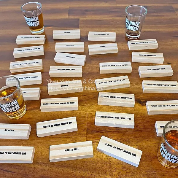 Adult Wooden Tipple Tower Drinking Game, Tower Stacking Game photo-2
