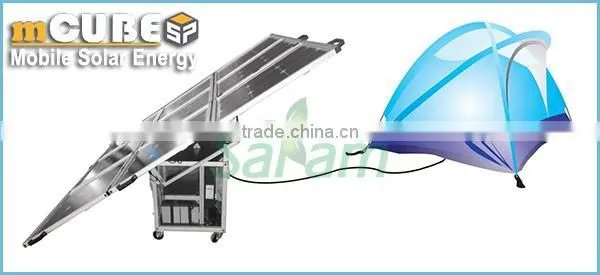 Mobile 400W Small Solar Fan & Lighting System photo-4