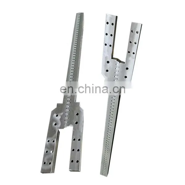 OEM Manufacturer Customized High Precision Alloy Steel Large Rack Gears for Sliding Gate photo-2