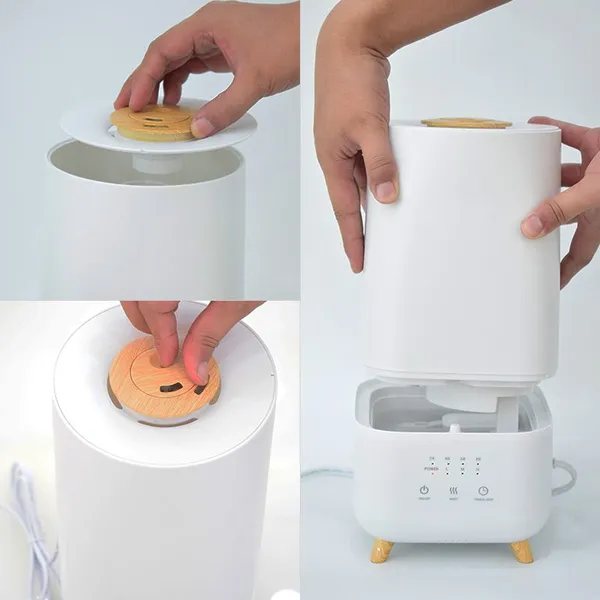 Fancy Humidifier 2022 Colour Changing Aroma Diffuser 3l Air Humidifier With 360-degree Double Nozzle Sprayers photo-2