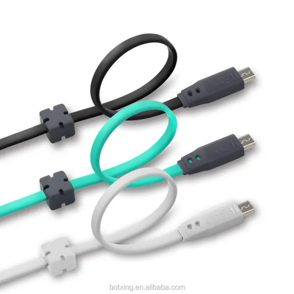 3.3ft/1m High Quality Flat Micro Usb Fast Charging Data Cable Sync Charger for Vivo Oppo Android Phone photo-4