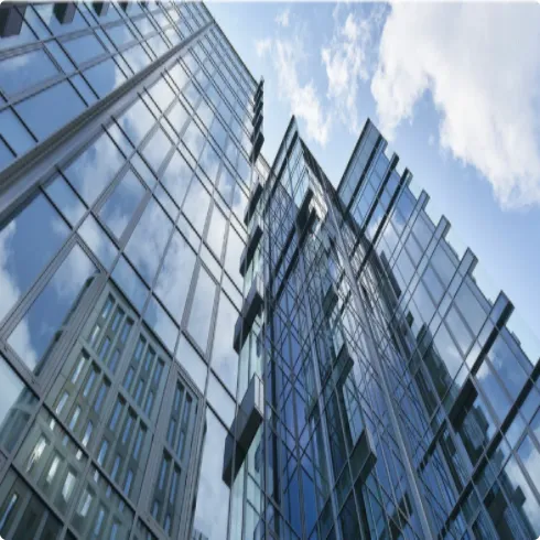 Building Project Exterior Aluminum Double Glass Curtain Wall photo-3