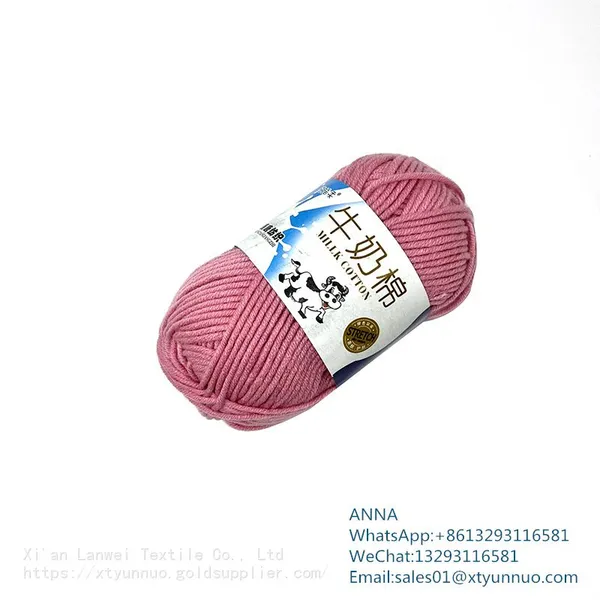 Sustainable Milk Cotton Yarn 100% Cotton Yarn Factory Lower Price photo-3