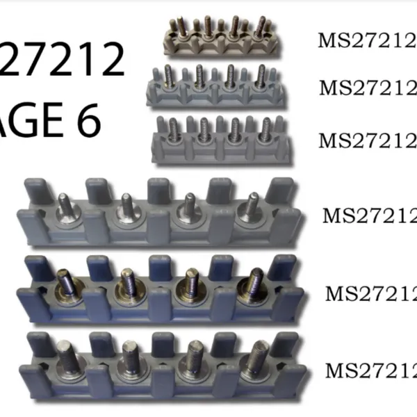 R&B литой винтовой электрический разъемный блок MS27212-2-6 MS27212-2-8