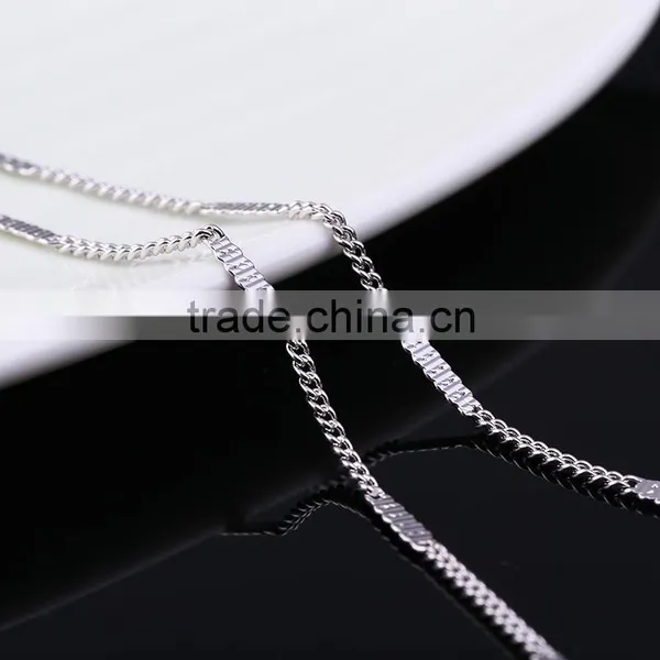 Hot New Products for 2015 Latest Design Rhodium Plated Fashion Jewellery Necklaces photo-3