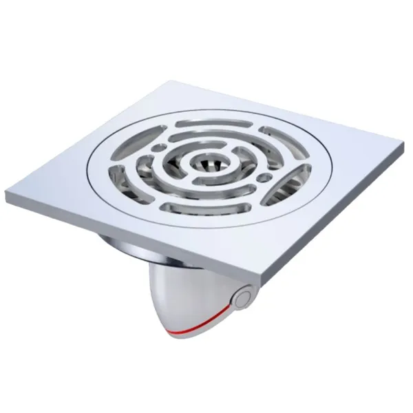 Customized Modern Copper Floor Drains for Hotels Anti-Blocking Deodorizing for Kitchen Bathroom Wet Dry Areas Mainly for