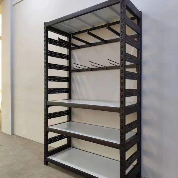 Light Duty Cargo Steel Plates Shelves Rack Household Cloth Display Shelf photo-4