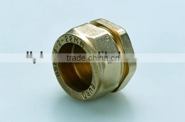 Hight quality copper pipe fittings brass end plug/cap for copper pipe