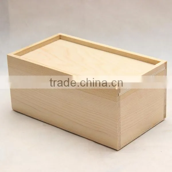 Eo-friendly Pine Wood Tissue Storage Box for Sale photo-3