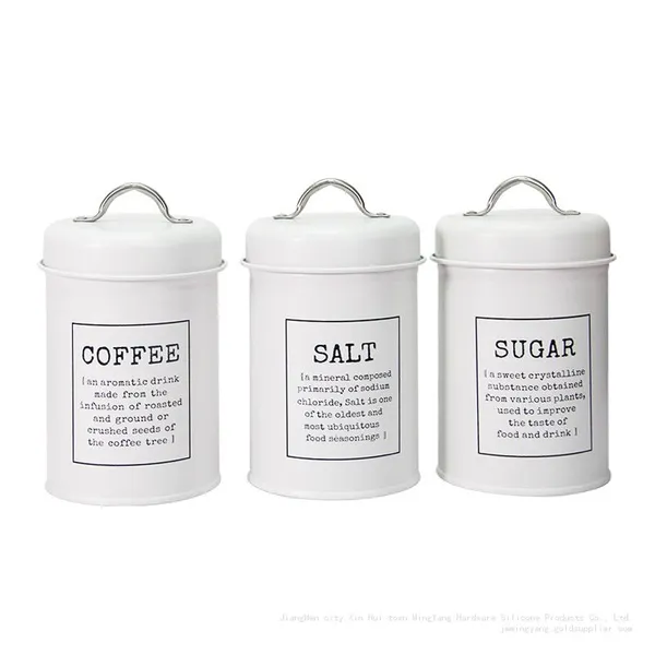 Factory Direct Supply Amazon Best-selling Coffee, Sugar and Tea Storage Cans, Kitchen Storage Tin Cans photo-5