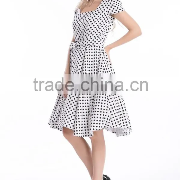 Bestdress 2015 China Supplier Retro Polka Dress Rockabilly Dress 1950'S Vintage Dress Evening Dress photo-2