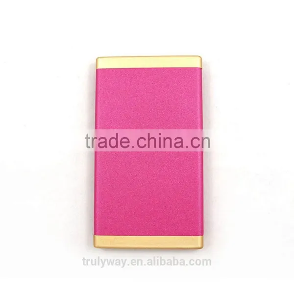 Customizing LOGO Portable Charger 6000mah Leather Power Bank photo-3