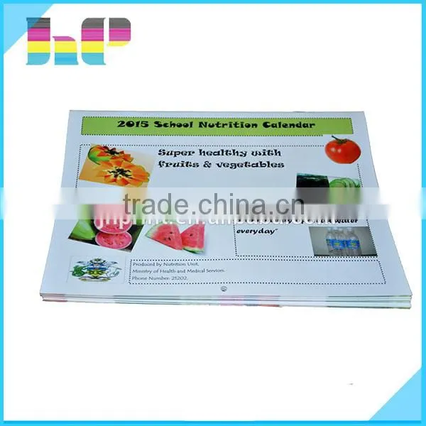 High Quality Good-looking Custom Design Offset Printed 2016 Full Color Wall Calendar photo-5