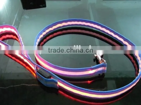 2.5cm Silk Mesh Blue Style Led Dog Collar photo-6