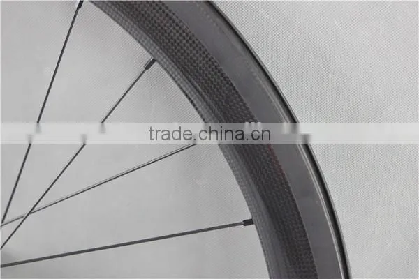 Carbon Wheels 3K-matt Road Bike Wheelset Powerway M71 Hubs Bike Wheels 50-TL photo-3